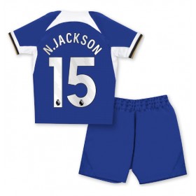 Chelsea Nicolas Jackson #15 Heimtrikot 2023-24 Kurzarm (+ kurze hosen)